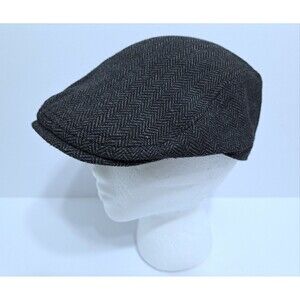 Teeling Whisky Herringbone Flat Hat Cabbie Newsboy Retro Vintage